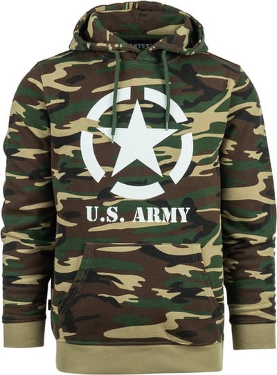 Fostex Hoodie Allied Star U.S. Army camo S
