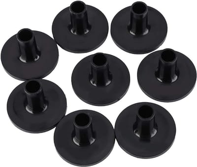 Bekken Beschermers - Drum Accessoires - Bekkens Beschermen - Duurzaam Kunststof - 8 Stuks Set - Zwart