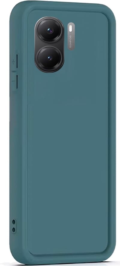Hoesje geschikt voor Xiaomi Poco X7 Pro - Versterkte randen - Bescherming Camera & Scherm - Matte Design Teal Groen