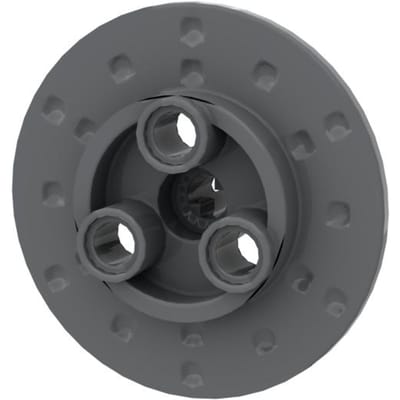 MOC 1 STUKS 35189 Stuurwielnaaf Bouwstenen Kit 3 Pin Gaten Ronde Stenen Leergericht Deeltjes Speelgoed Kinderen Verjaardagscadeaus