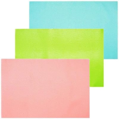 Tapis de réfrigérateur - DLZAOAO - Lot de 3 - Anti-moisissure - Multicolore - 29 x 45 cm pur