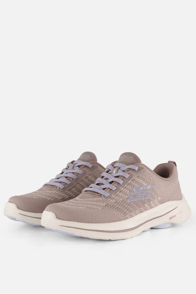 Skechers Skechers Go Walk Britt Sneakers taupe Textiel