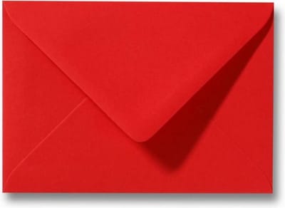 Envelop 8 x 11,4 Koraalrood, 100 stuks