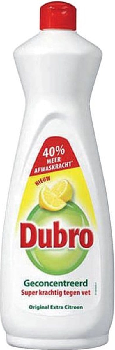 Dubro Afwasmiddel Extra Citroen - 12 x 900 ml - Voordeelverpakking