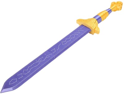 Dailygoods- Cosplay-zwaard Lichtgewicht 3D-geprint - Zwaardsteun - Cosplayaccessoire - Festivalvakantiecadeau - Levendige kleuren - Authentiek uiterlijk