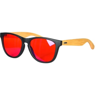 Lunettes Bloquant la Lumière Bleue Verres Rouges pour un Meilleur Sommeil Verre Orange pour un Travail Prolongé Pas des Lunettes de Soleil d'Extérieur red