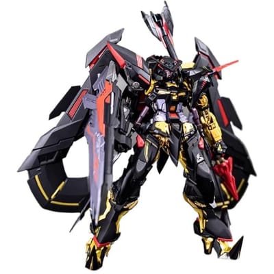 HG 1/144 Astray Gold Frame Montage Model Kit Actiefiguren Met Vliegpak Wapenset Bureau Ornament Cadeau Collectie Speelgoed gray
