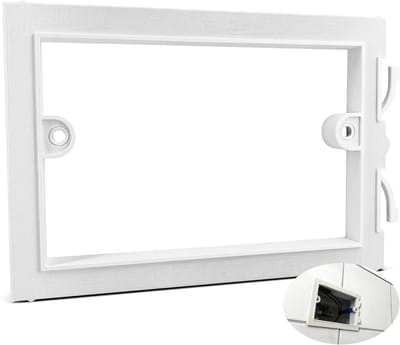 Inhangframe Spoelbak - Reserveonderdeel Frame - Toilet Reparatie - Gerichte Component Vervanging - 199 x 139 mm - Wit