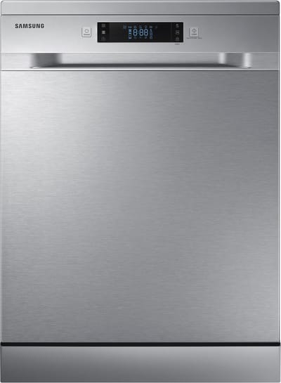 Samsung DW60M6050FS - Vrijstaande vaatwasser - Besteklade - RvS - Uitgestelde start timer - AquaStop-functie - 44 dB