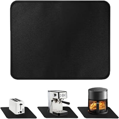 Hittebestendige Mat 30 x 45 cm - Vuurvaste, Dikke en Waterdichte Onderlegger voor Airfryer, Keukenwerkblad en Antislip Bescherming