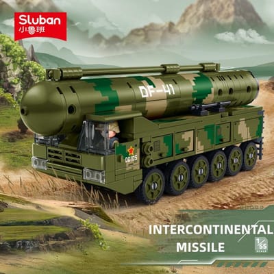 Haute Qualité Sluban Haute Qualité 186 Pièces Intercontinental Haute Qualité Balistique Haute Qualité Missile Style Armée Haute Qualité Stratégique Haute Qualité black