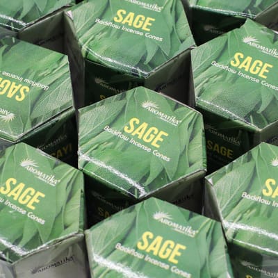 Masala Backflow Wierookpakket van 10 - Salie