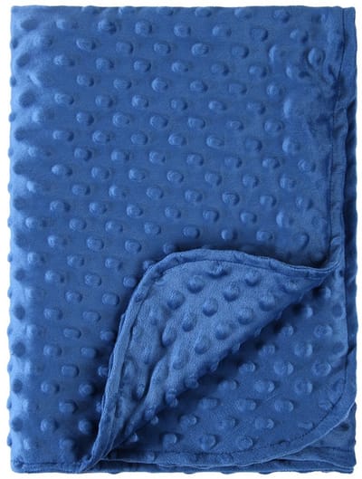 Sierdeken – Babydeken – Kinderdeken – Zachte fleece deken – Comfortabele inbakerdoek – Dubbellaagse, afgebiesde kinderdeken met structuur – Baby-inbakerdoek & deken – Effen deken – Geschikt voor wiegjes – 100 x 80 cm