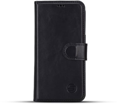 Solidenz Leren Hoesje - geschikt voor Samsung Galaxy S26 - Echt leer - Telefoonhoesje met Pasjeshouder - Zwart