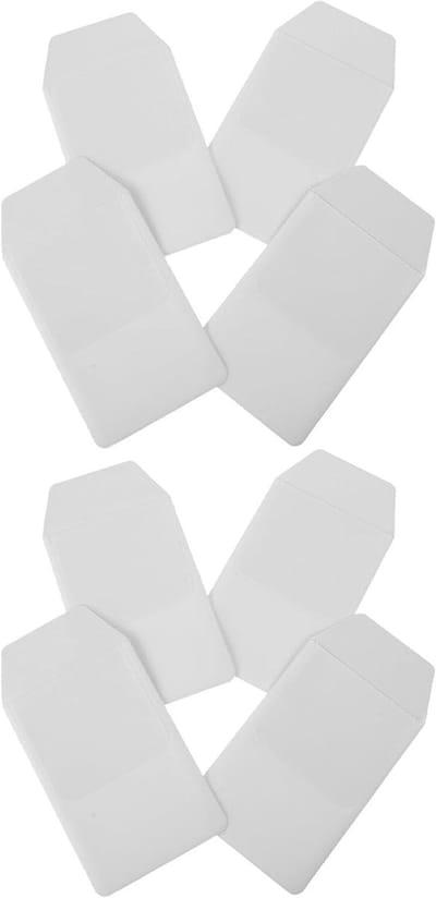 Zakbeschermers - Pennenhouder - Instrumenten Sorteren - Inktbestendig PVC - 8 Stuks - Wit