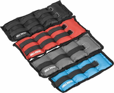 Gorilla Sports Enkelgewichten en Polsgewichten - 10 kg - 4 paar - Gewichtsmanchetten