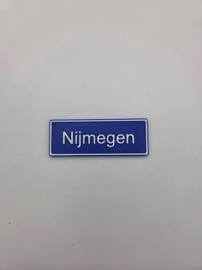 Koelkast Magneet plaatsnaam 8 X 3 CM Nijmegen