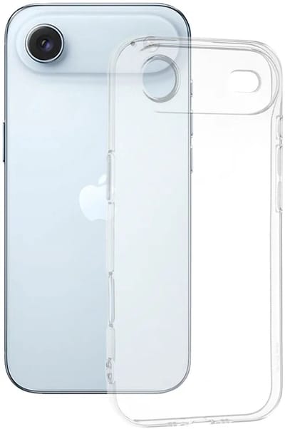 Hoesje geschikt voor Apple iPhone Air - Techsuit Clear Silicone Back Cover - Transparant