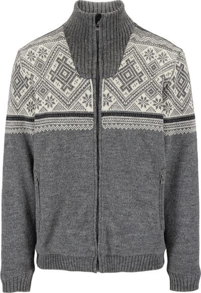Dale of Norway - 85691 HARDANGER_T00 WEATHERPRF - Heren jasHeren truien - Kleur: Grijs - Maat: XL