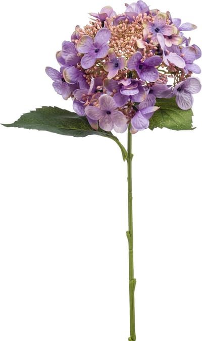 Emerald - Kunstbloem Hortensia 50cm paars - Kunstplant voor binnen