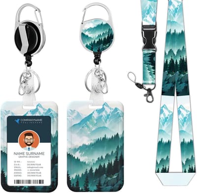 Verstelbare ID Kaarthouder met Lanyard Clip - Multifunctioneel voor Werk, School of Kantoor Cadeau