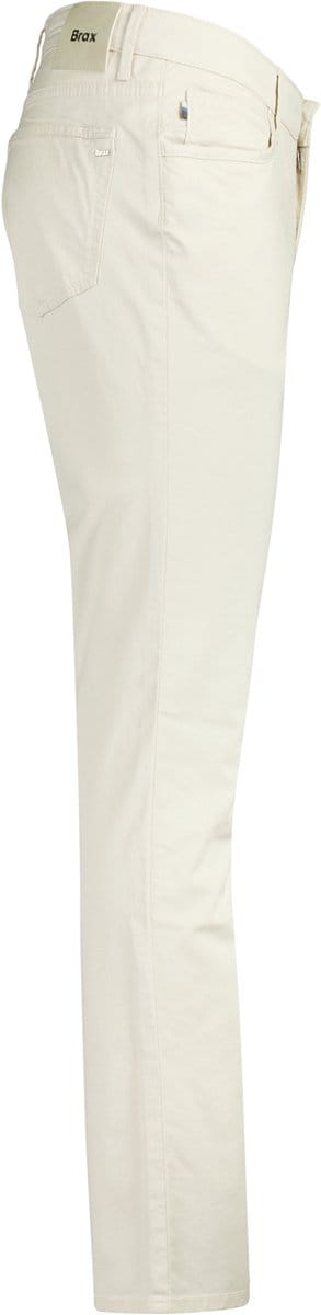 Pantalon Brax Chuck crème 5-pocket normale fit