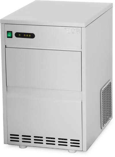 HCB® - Professionele Horeca IJsblokjesmachine - 30 kg p/d - RVS / INOX - 230V - IJsblokjes machine - 51x39.8x62.5 cm (DxBxH) - 26 kg - 2982