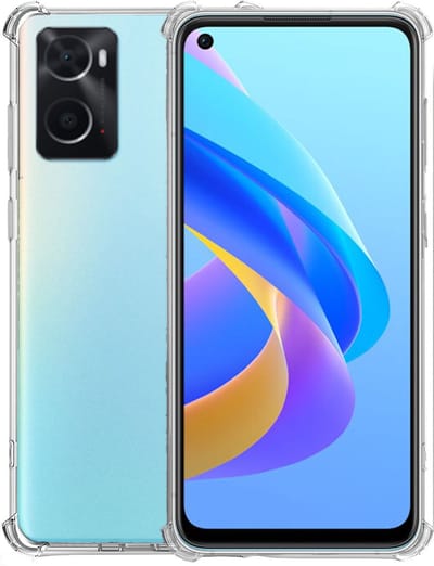 Geschikt voor Oppo A76 Hoesje – Shock Proof Case – Cover Transparant