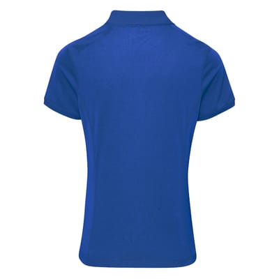 Premier Dames/dames Coolchecker korte mouw Pique Polo T-Shirt (Koninklijk)