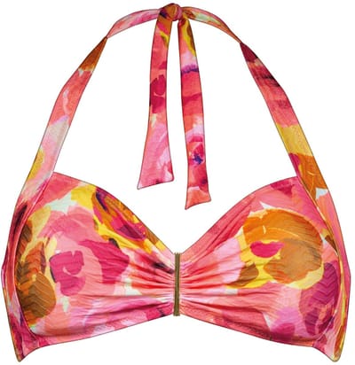 Watercult - Euphoric Bloomwave Halter Bikini Top - maat 40C - Meerkleurig