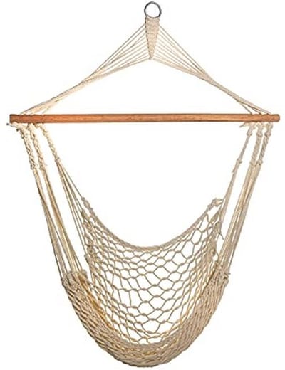 Hangstoel in netlook voor binnen en buiten - comfortabele bohemian style