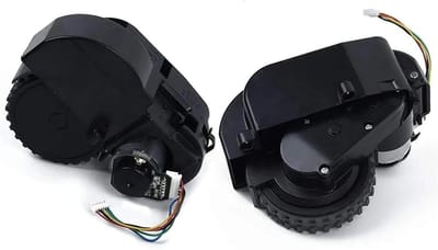 Vervangende Wielmotor - Robot Onderdeel - Stofzuiger Reparatie - Eenvoudige Installatie - 10x10x10 mm - Zwart