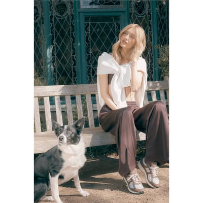 Dames Dsgn Studio Satijnen Wijde Pantalon | Chocolate | Maat: XS