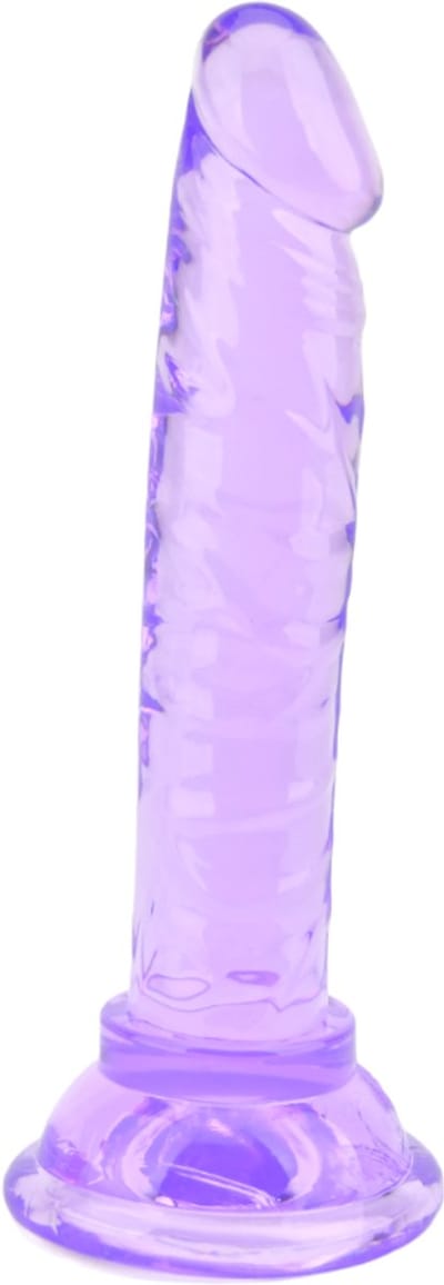 Power Escorts Realistische Mini Dildo Paars – 15 cm (12 cm Inbrengbaar) – br-n11937