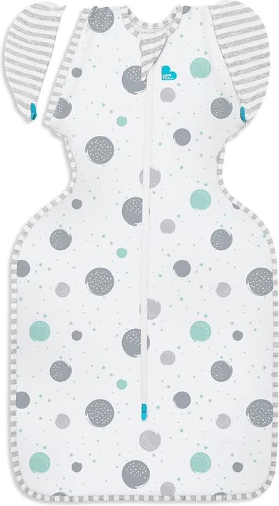 Love to Dream™ Babyslaapzak Swaddle Up™ - Inbakeren afbouwen - Baby 6-9 maanden - 8.5-11 kg - Zomer - 0.2 TOG - Wit