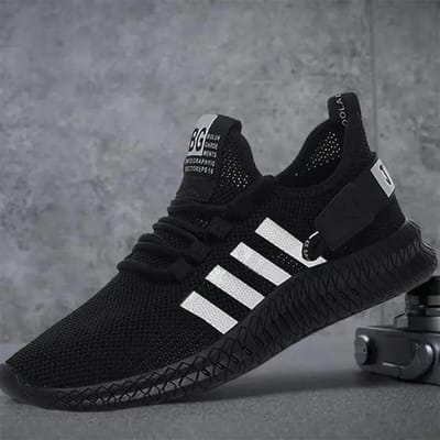 Heren Gevulkaniseerde Schoenen Ademend Air Mesh Lichtgewicht Wandelen Antislip Sneakers Gym Sportschoenen Heren Trainers Chaussure Homme 43 gray