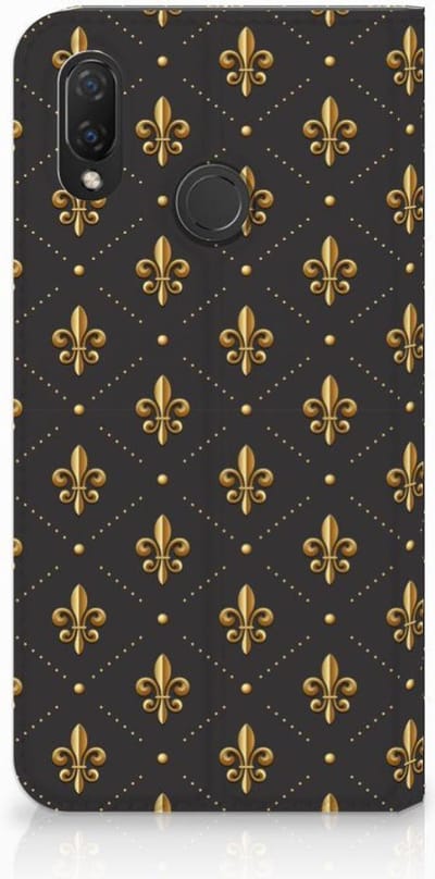Huawei P Smart Plus Hoesje met Magneet Franse Lelie