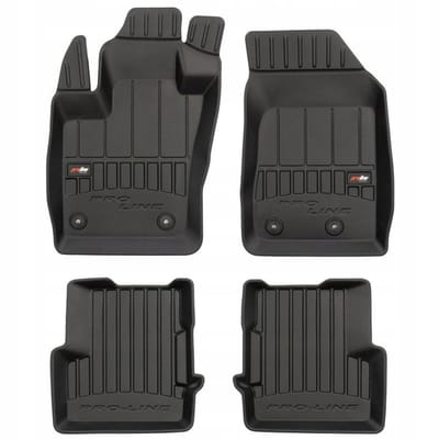 Frogum - 3D Pro-Line - Automatten Set - Geschikt voor FIAT 500X vanaf 2014 - 4-delig - Hoge Rand 6cm