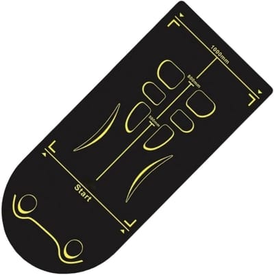 Buikspier en Knie Mat - Oefenmat Fitnessmat - Thuis Sporten - Antislip en Schokabsorberend - 150 x 60 cm - Zwart
