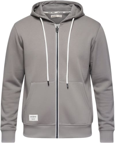 OMBRE Sweater - Regular Fit - Katoen - Lange Mouw Grijs S