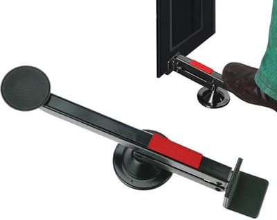 Deur Lifter Tool - Hulpmiddel Installatie - Deuren Plaatsen - Voetbediend Pedalen - 360 Graden Rotatie - Metaal