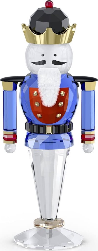 Swarovski beeldje Notenkraker 5680177 | blauw kristal beeldje, Swarovski decoratie figuur, prachtig uniek exemplaar