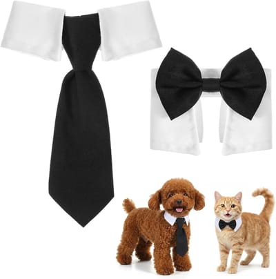 Verstelbare smokinghalsband voor honden en katten - Elegante bruiloftsvlinderdas voor huisdieren, feestelijke stropdas, ideaal voor speciale gelegenheden en verjaardagen