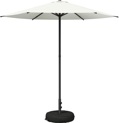 vidaXL - Tuinparasol - met - voet - 230 - x - 230 - cm - Polyester - Rechthoekig