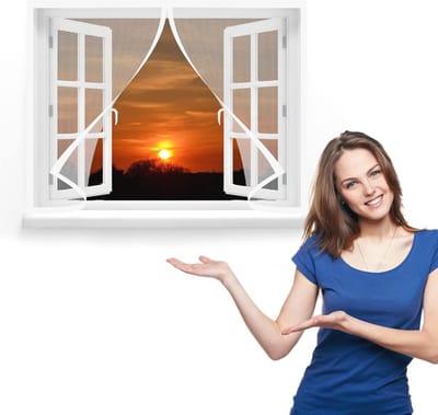 Raamhor Anti-Muggen 130 x 90 cm - Makkelijk Te Installeren Vliegscherm