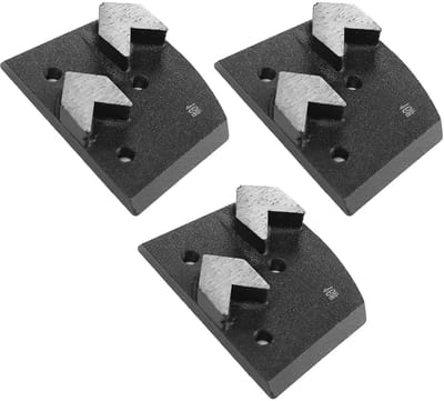 Diamant Slijpblok - Beton Schuurpad - Vlakken Egaliseren - Snelle Slijpprestaties - 3 Stuks - Zwart