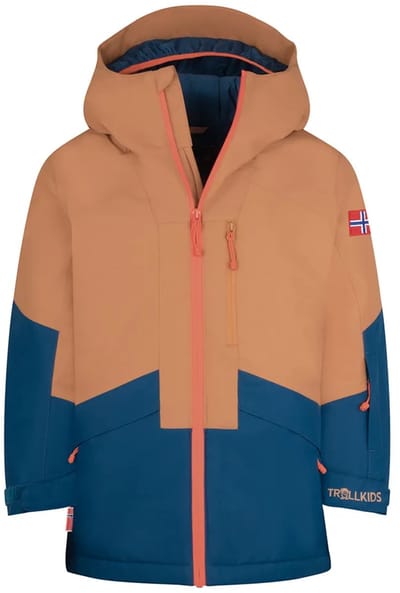 Trollkids Kongsberg Jas Oranje 152 cm Jongens,Meisjes