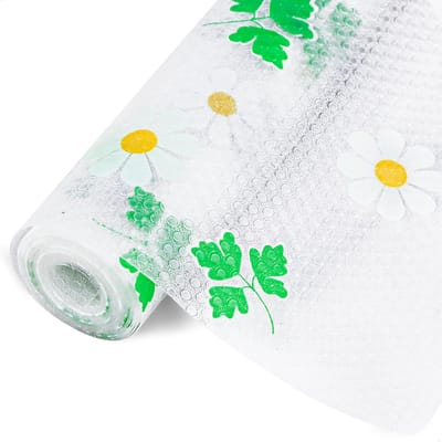 Klein madeliefje Lademat-Waterdichte en antislip kastmatten-Antislipmat -koelkastmatten- Beschermer Keuken & Meubels-Ladebeschermer -Klaver Keukenlade Beschermer-Niet-Klevende-geschikt voor keukens, planken en kasten-Op Maat Knipbaar-30x300cm-EVA