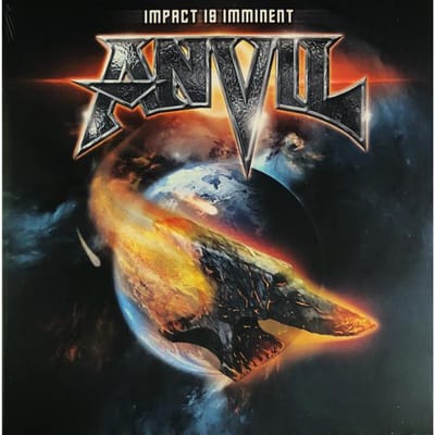 LP Plaat ANVIL - Impact Is Imminent (rood/zwart Marbl AFM817RED/BLACK AFM RECORDS 2022 VK Rock gray