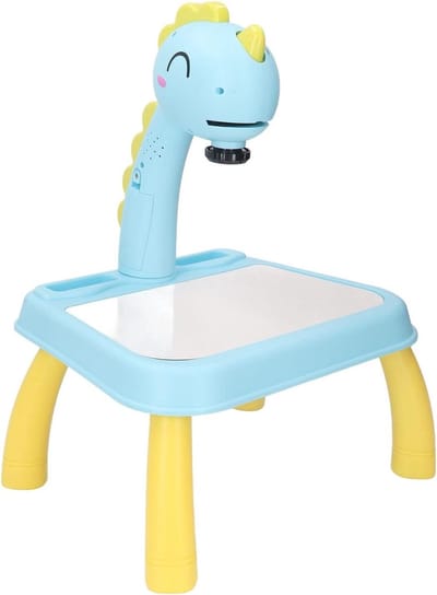 Tekentafel Projector - Dinosaurus Tekenset - Kinderen Leren Tekenen - Educatief Speelgoed - 30 x 24 x 10 cm - Groen